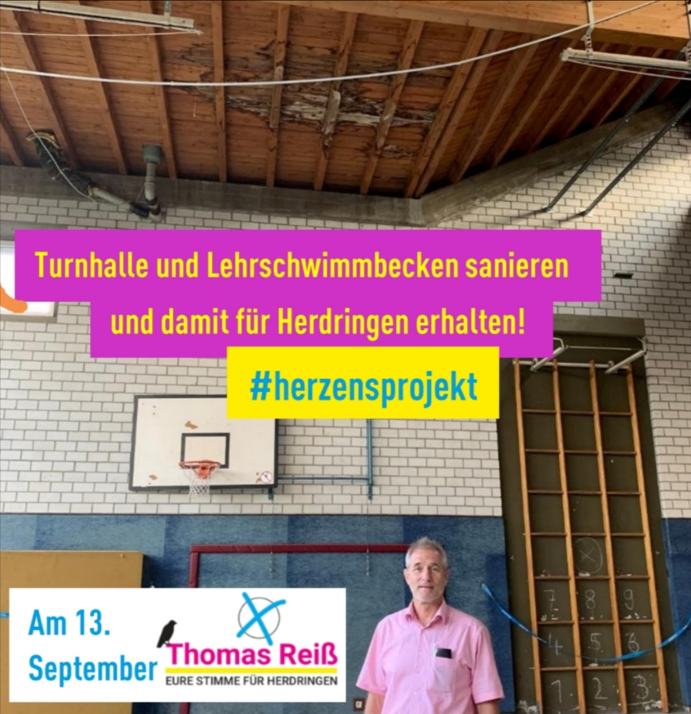 Sanierung an Lehrschwimmbecken und Turnhalle